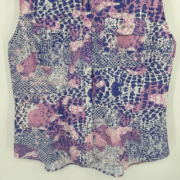 Silver Bait Women's Performance UPF 50 Button Down Fishing Shirt Top Size XL - Picture 5 of 12